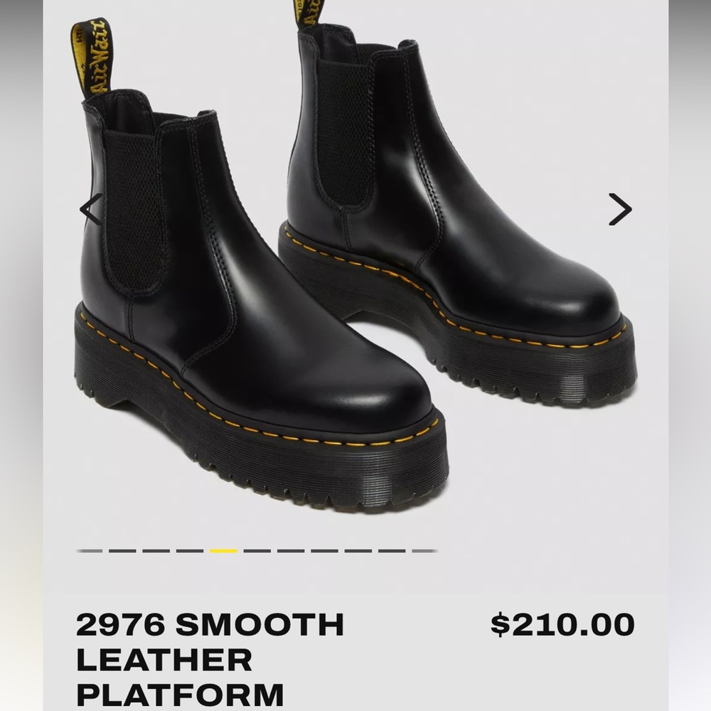 dr. marten chelsea boots, women’s size 8